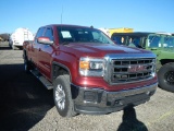 2014 GMC SIERRA 1500 PICKUP TRUCK, 85754 MILES  4X4, CREW CAB, V8 GAS, AT,