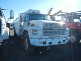 1993 FORD 800 FUEL TRUCK, 345,514+ mi,  DIESEL, 5+2 SPEED, SPRING RIDE, 2,4