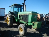 JOHN DEERE 4840 WHEEL TRACTOR, 1,421+ hrs,  CAB WITH HEAT, DUALS, 3-PT, PTO