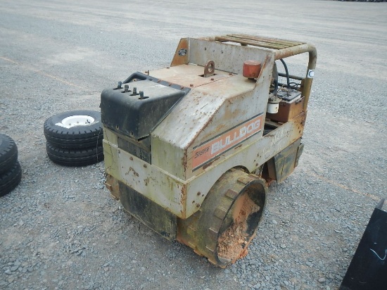 STONE BULLDOG VIBRATORY PADFOOT TRENCH COMPACTOR,  WISCONSIN DIESEL  POWER,