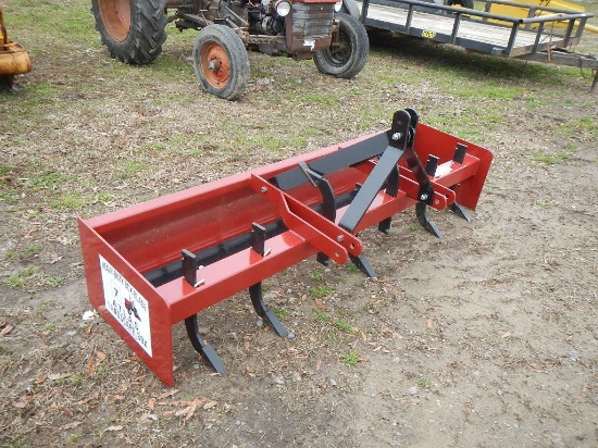 ATLAS LANDSCAPE BOX,  HEAVY DUTY, 7 TINE, 3 POINT HITCH