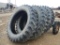 (4) 420/80R46 TRACTOR TIRES