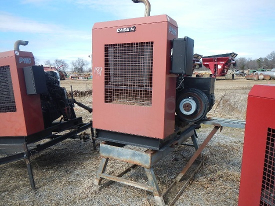 CASE/IH P140 POWER UNIT, 6612 HRS  SKID MOUNTED WITH GENERATOR S# 22733