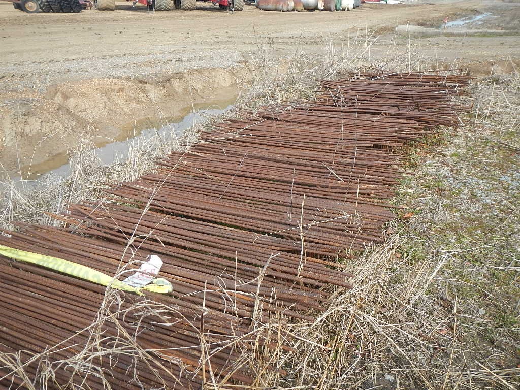 LOT OF REBAR LEVEE GATES