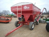 EZ TRAIL SEED WAGON  WITH AUGER, GAS POWERED
