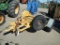 BACKHOE ATTACHMENT TRAILER  SINGLE AXLE, NO TITLE