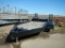 SHOP BUILT EQUIPMENT TRAILER,  PINTLE HITCH, NO TITLE