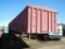 1974 DAYCO 42FT FLAT BED GRAIN TRAILER,  ROLL TARP, 10.00-20 TIRES ON DAYTO