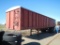 SHOP BUILT 45 FOOT GRAIN TRAILER  SPRING RIDE, 10.00X20 TIRES ON DAYTONS, N