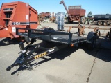 2018 TIGER 14' TILT TRAILER,  SINGLE AXLE S# 5UTBU1418JM010209, TITLE ON FI