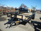 2018 TIGER 20FT UTILITY TRAILER,  TANDEM 6,000 LB. AXLES, BRAKES S# 5UTBU20