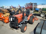 KUBOTA B7100 WHEEL TRACTOR  DIESEL, HYDRASTAT TRANS, MFWD, 3 POINT, 540 PTO