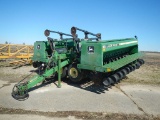 JOHN DEERE 455 GRAIN DRILL  25 FOOT, HYDRAULIC FOLD WITH YETTER MARKERS S#