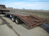 SHOP BUILT 8X18 TANDUM AXLE TRAILER, NO TITLE