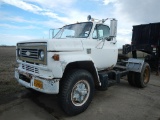 1975 CHEVROLET C65 TRACTOR TRUCK  SINGLE AXLE, 427 GAS MOTOR, 5 SPEED TRANS