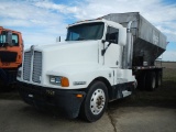 1995 KENWORTH T600 CAB AND CHASSIE WITH ADAMS STAINLESS AUGER BED  CAT ENGI