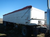 1964 AMERICAN 30FT GRAIN TRAILER  TANDEM AXLE ON SPRING SUSPENSION, 100.20