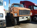 1984 GMC BRIGADIER TRUCK TRACTOR  CUMMINS ENGINE, 9 SPEED TRANS, SINGLE AXL