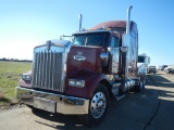 2005 KENWORTH W900L TRUCK TRACTOR  CAT C15, 10 SPEED TRANSMISSION, TWIN SCR