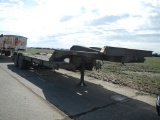 1960 LOWBOY TRAILER,  TANDEM AXLE, DOVETAIL S# 254649