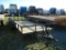 2018 TIGER TAG TRAILER,  16', TANDEM AXLE, SINGLE TIRE, TAILGATE, SELLS WIT