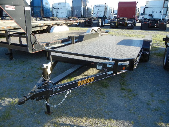 2018 TIGER 8318T CAR HAULER TRAILER,  BUMPER PULL, 18', ELECTRIC BRAKES, SL