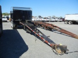 2000 PUP DUMP TRAILER,  13' BED, ELECTRIC TARP, TANDEM AXLE ON SPRINGS, 11R
