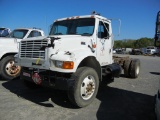 1997 INTERNATIONAL 4900 CAB & CHASSIS,  DT466E DIESEL, 6 SPEED, SINGLE AXLE
