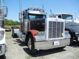 2000 PETERBILT 379 EXTENDED HOOD TRUCK TRACTOR,  DAY CAB, CAT C15 475HP DIE