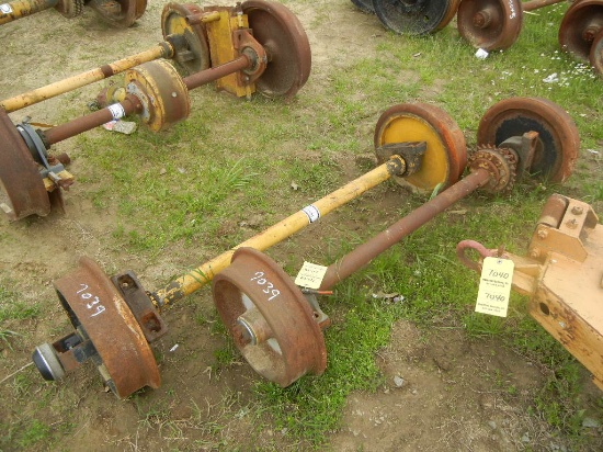 (2) RAIL AXLES