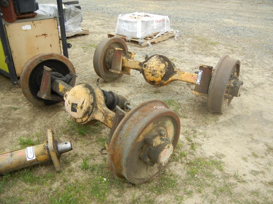 (2) RAIL AXLES WITH HYDRAULIC DRIVES
