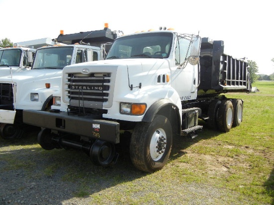 2001 STERLING ROTATOR DUMP TRUCK, 10,131+ mi,  CAT 3125 DIESEL, 8-LL TRANSM