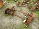 (2) RAIL AXLES