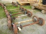 (6) RAIL AXLES