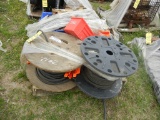 PALLET OF ROLLS OF WIRING  AND MISCELLANEOUS