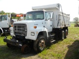 1996 FORD L8000 ROTATOR DUMP TRUCK, 192,467+ mi,  HYRAIL, FORD DIESEL, 8LL