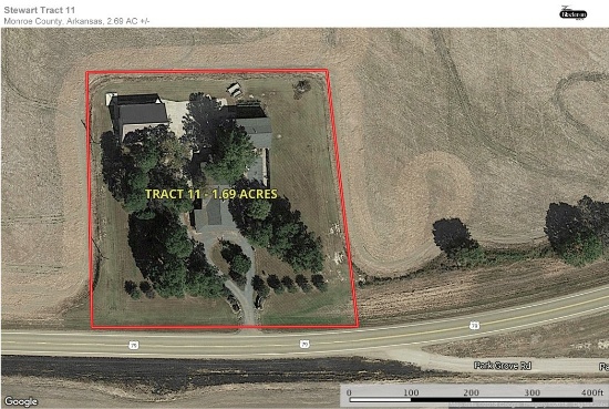 "Tract 11) Beautiful Country Home located on 1.69 Acres (18054 Hwy. 79)