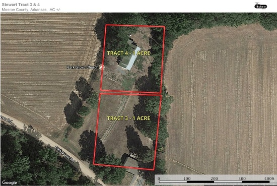 "Tract 4) Church Building on 1 Acre Lot (986 Park Grove Road)