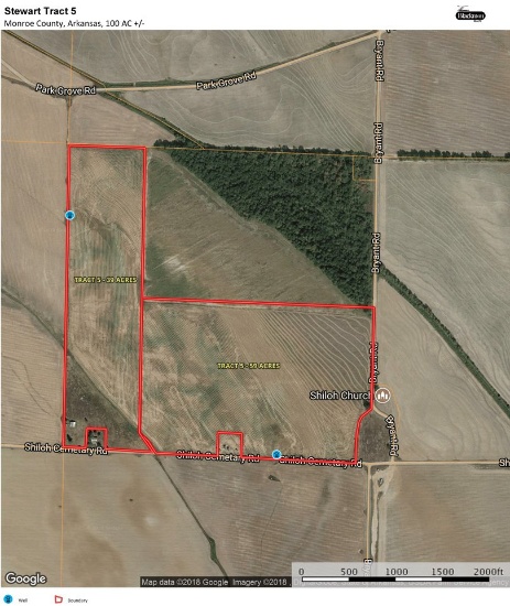 "Tract 5) 100.00 Acres (556 Shiloh Cemetery Road)