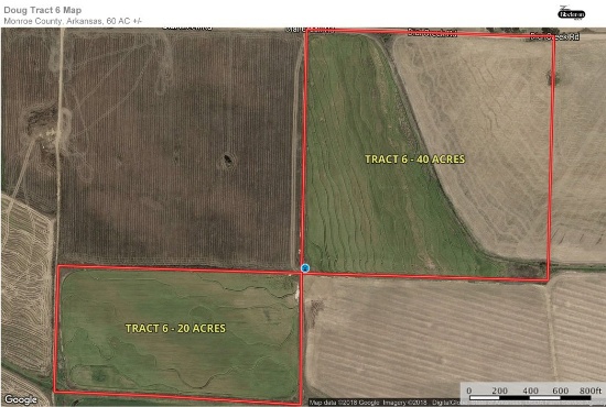 "Tract 6) 60 Acres (531 Dial Creek Road)