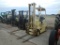 CLARK FORK LIFT  GAS POWERED, 2 STAGE MAST S# KC-225