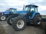NEW HOLLAND 8970 WHEEL TRACTOR  MFWD, 3 POINT, 1000 PTO, SUPER STEER FRONT
