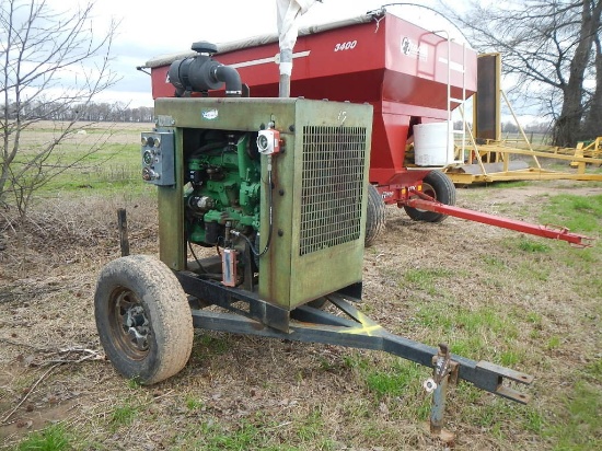 JOHN DEERE 4D80 POWER UNIT 2358 HRS S# D169487