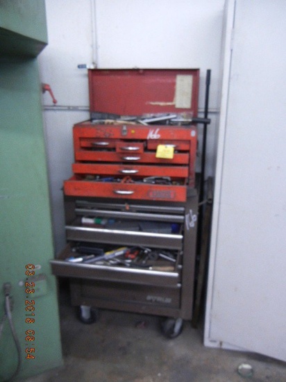 TOOLCHEST & CABINET WITH TOOLING  AND CONTENTS