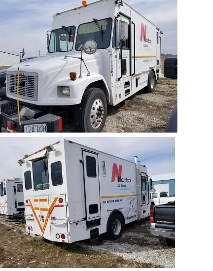 2007 FREIGHTLINER FS65 RAIL INSPECTION TRUCK,  INSPECTION BED/BODY, SINGLE