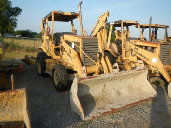 CATERPILLAR 416 SERIES II LOADER BACKHOE, 9,300+ hrs,  OROPS, 24" BUCKET S#