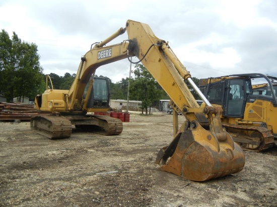 2004 JOHN DEERE 230C LC EXCAVATOR, 5294 HRS  CAB, THUMB S# FF230CX603685