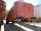 CLEMENTS/CMC STEEL DUMP TRAILER,  RED FRONT, TANDEM AXLE