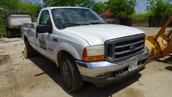 1994 FORD F250XL PICKUP TRUCK,  V8 DIESEL, AUTOMATIC (DOES NOT RUN) S# 1FTH