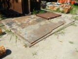 LOT OF MISCELLANEOUS FLAT METAL